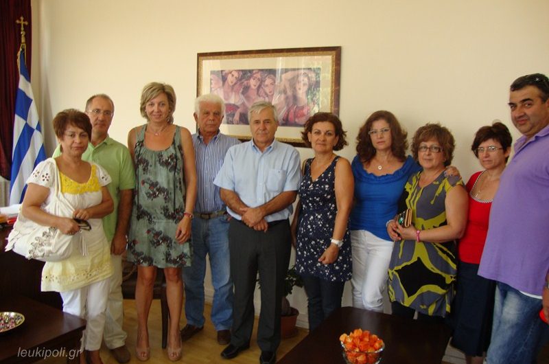 Στο Δήμαρχο Ελασσόνας η ομάδα υγείας του ΓΝΛ