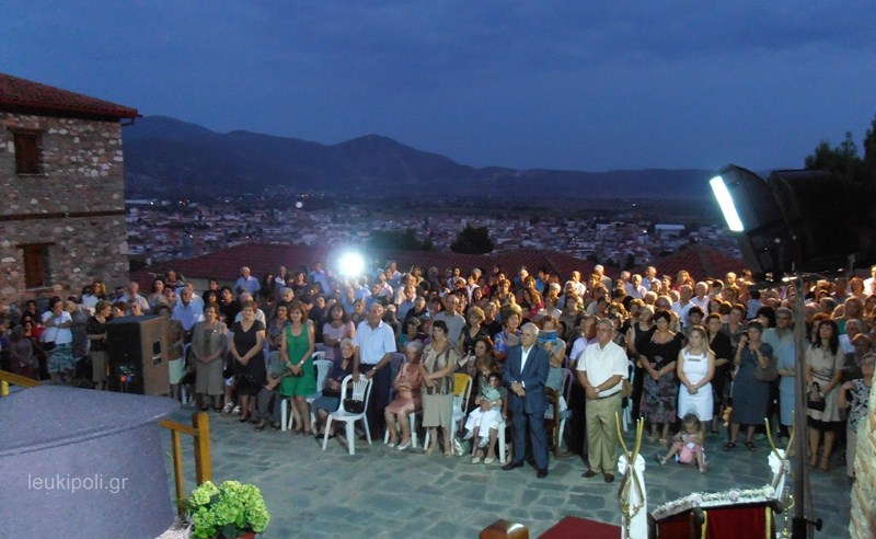 Πολύς κόσμος στη γιορτή της Παναγίας