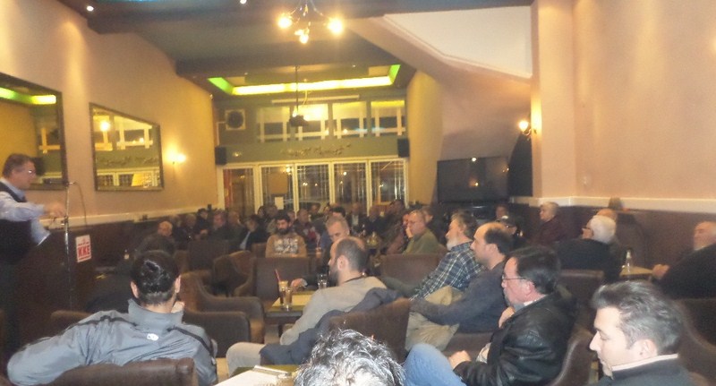 Μαζική συγκέντρωση του ΚΚΕ στην Τσαριτσάνη