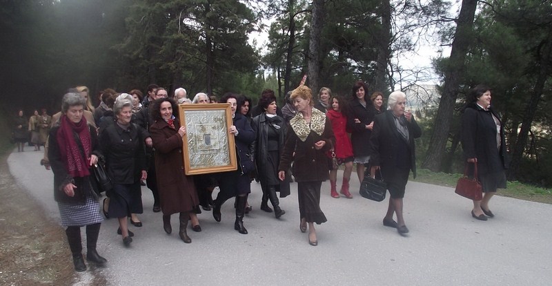 Μεταφορά Εικόνας Παναγίας Ολυμπιώτισσας