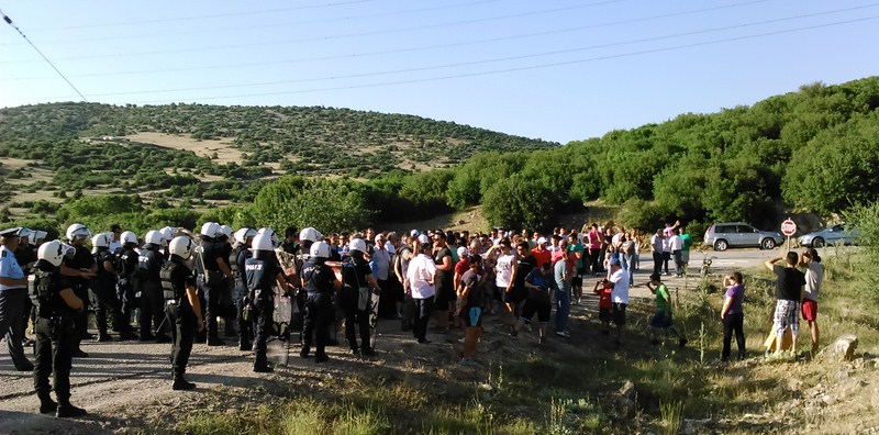 Κινητοποίηση κατά της άσκησης στο πεδίο βολής Κρανιάς