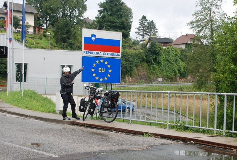 Στη Σλοβενία με το ποδήλατο ο Γιάννης Αμαραντίδης
