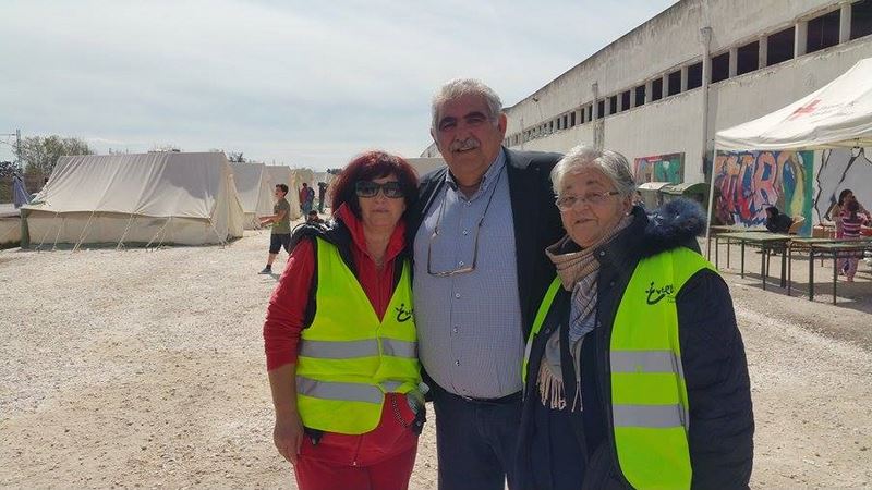 Περιοδεία Ν. Παπαδόπουλου στους καταυλισμούς προσφύγων του νομού