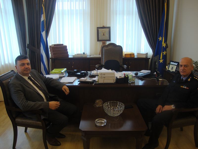 Στο Δημαρχείο Ελασσόνας ο Διοικητής Π.Υ. Λάρισας