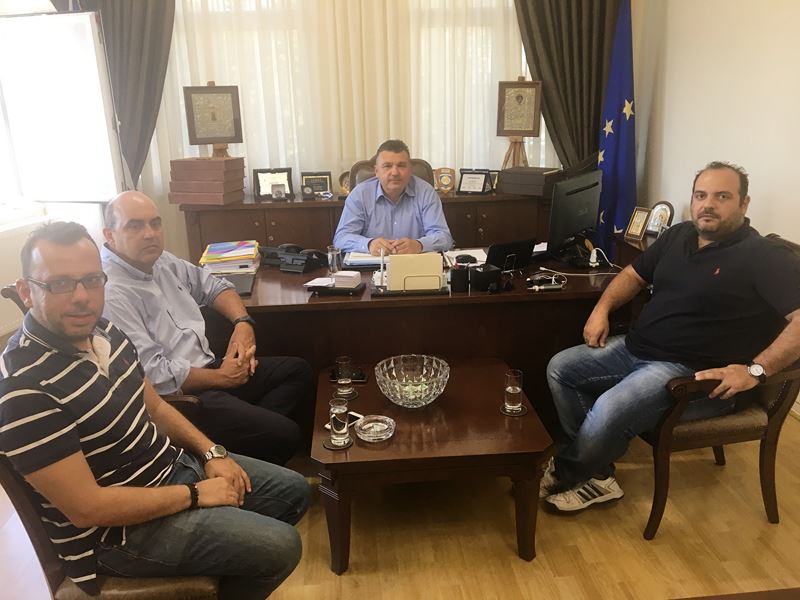 Συνάντηση Δημάρχου Ελασσόνας με τον πρόεδρο του Τεχνικού Επιμελητηρίου Θεσσαλίας