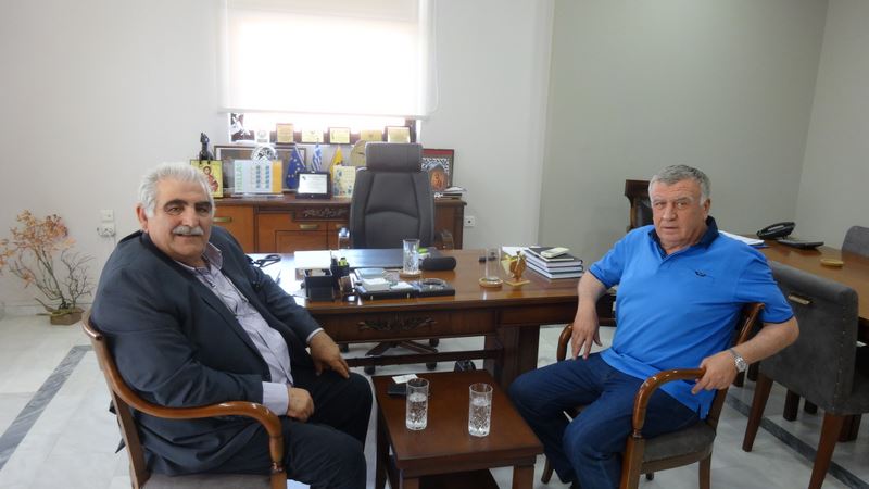 Συνάντηση βουλευτή ΣΥΡΙΖΑ Νίκου Παπαδόπουλου με το δήμαρχο Κιλελέρ Θαν. Νασιακόπουλο