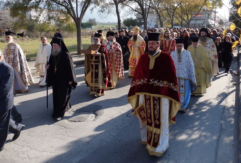 Λαμπρότητα στη γιορτή του Αγίου Σπυρίδωνος στην Ελασσόνα