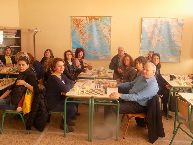 Σεμινάριο σκακιού για εκπαιδευτικούς στην Ελασσόνα