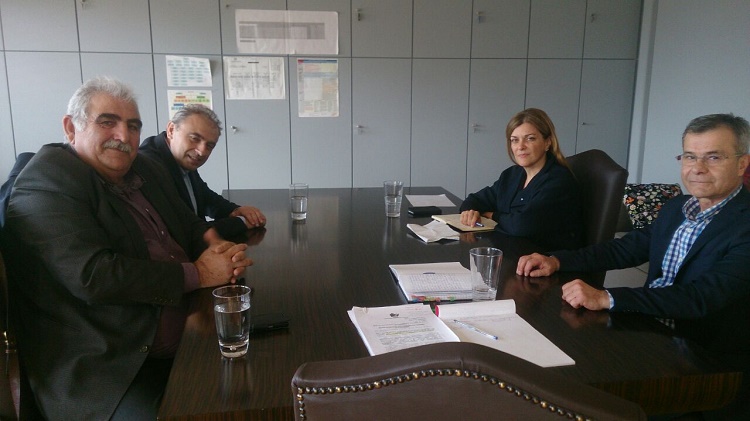 Συνάντηση βουλευτή Λάρισας Ν. Παπαδόπουλου με Ράνια Αντωνοπούλου