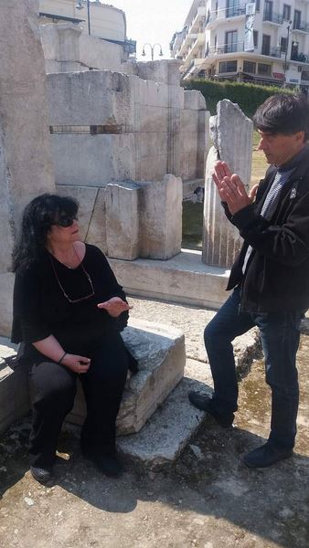 Α. Βαγενά: Επίσκεψη στο Αρχαίο Θέατρο της Λάρισας και ενημέρωση για την πορεία του έργου