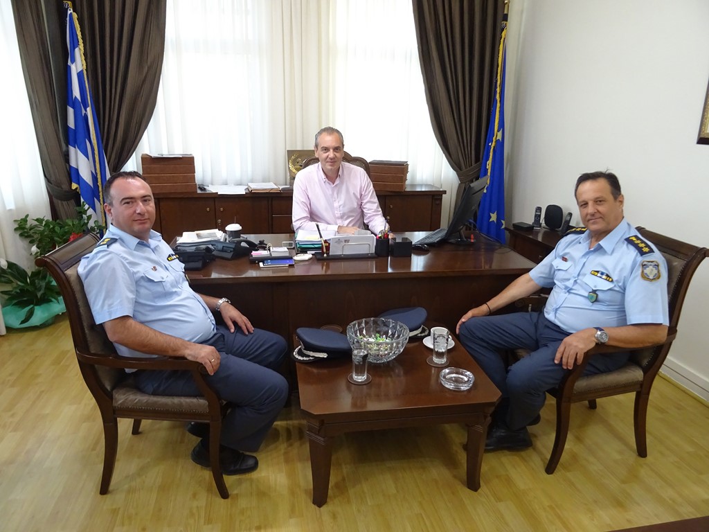 Συνάντηση Αστυνομικού Διευθυντή Λάρισας με τον Δήμαρχο Ελασσόνας