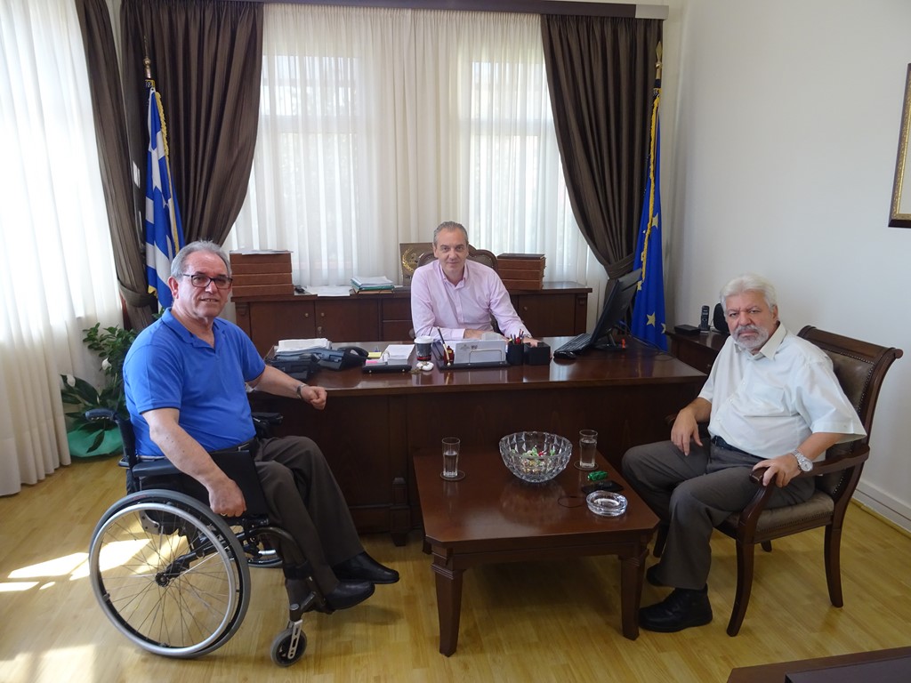 Συνάντηση της Ομοσπονδίας ΑΜΕΑ Θεσσαλίας με τον Δήμαρχο Ελασσόνας